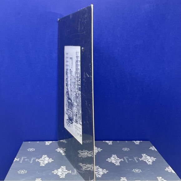 1977 Don Davey Signed Lithograph Print California Street San Francisco 4x6 NEW - Picture 4 of 6